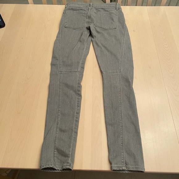 Vince Seam Jegging Skinny Gray Stretch Jeans 27 - Picture 5 of 11